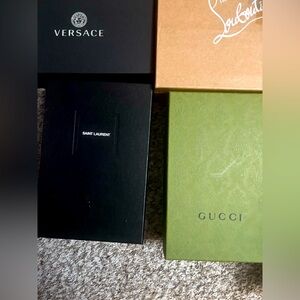 Designer shoe and purse boxes